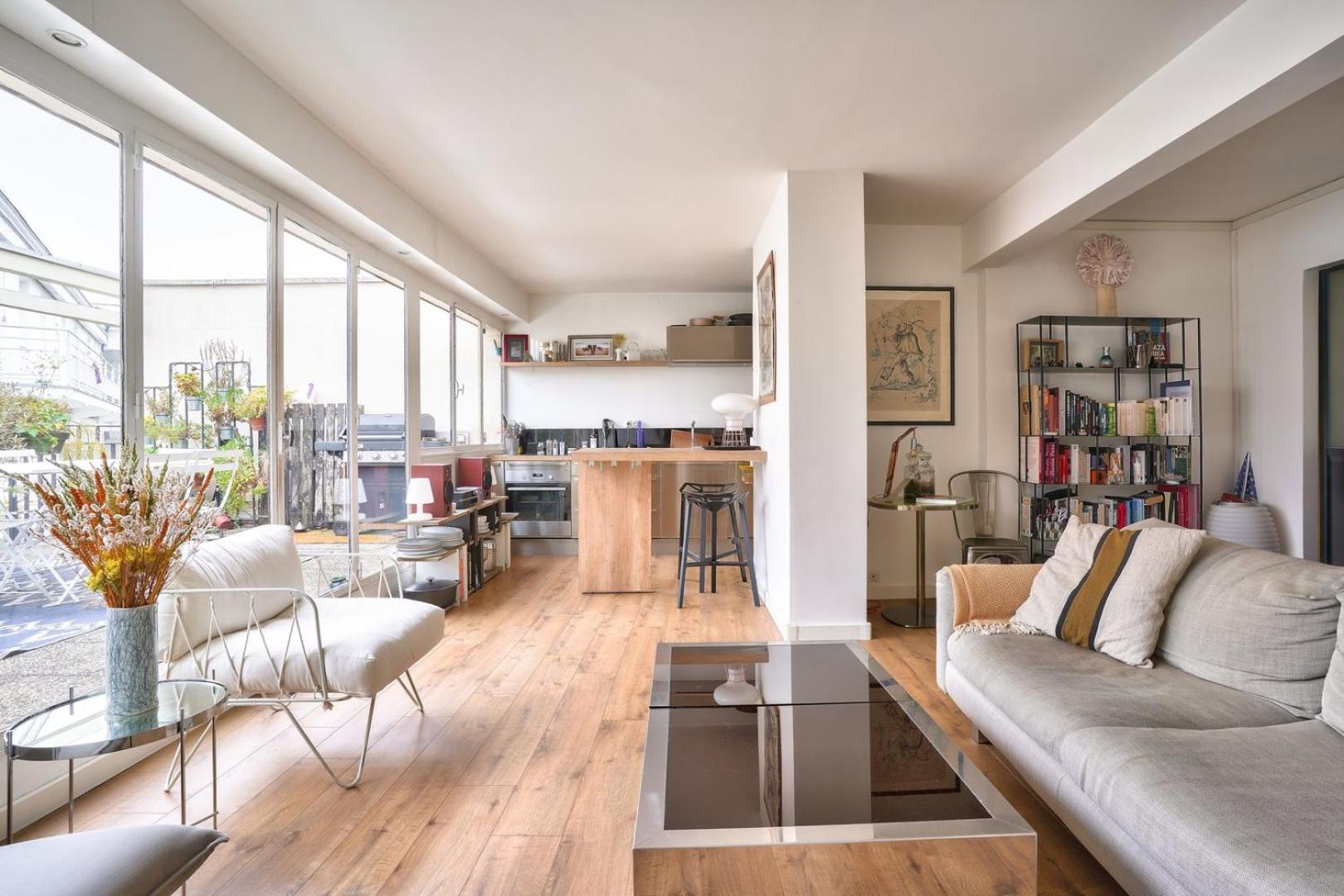 Guestready - Apt Confortable Avec Terrasse Au 18E Paris Exterior foto