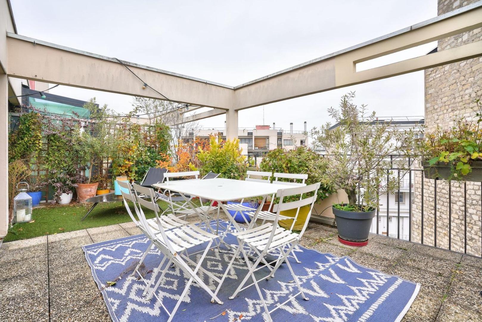 Guestready - Apt Confortable Avec Terrasse Au 18E Paris Exterior foto
