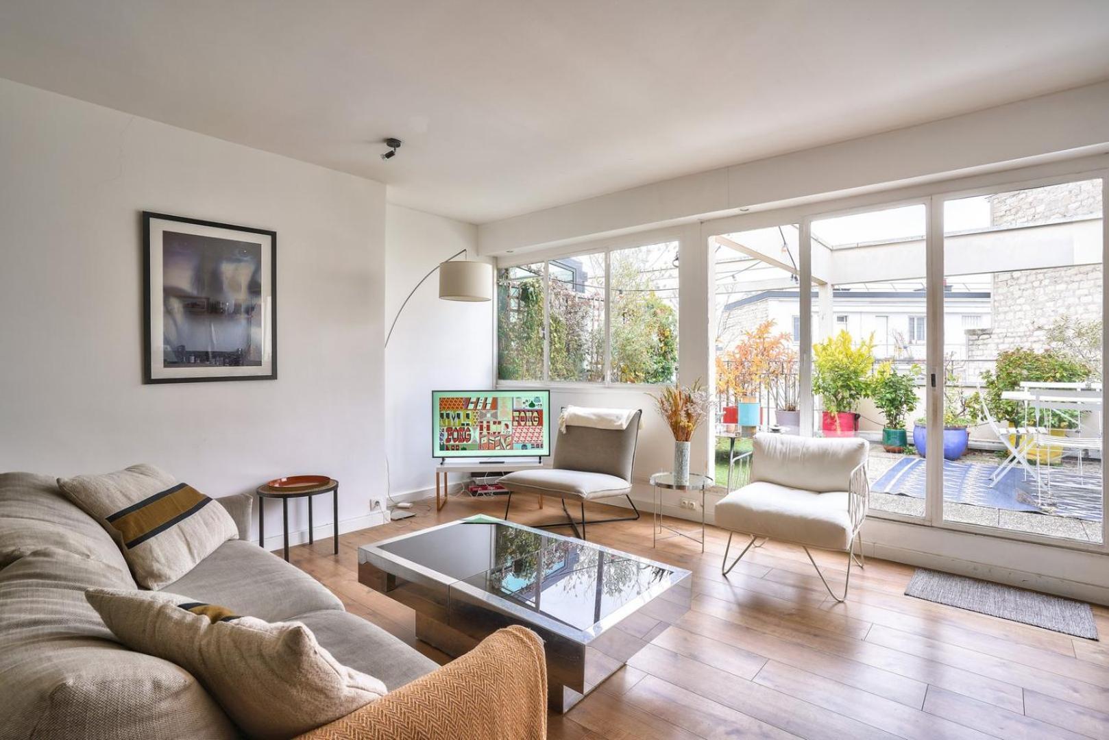 Guestready - Apt Confortable Avec Terrasse Au 18E Paris Exterior foto
