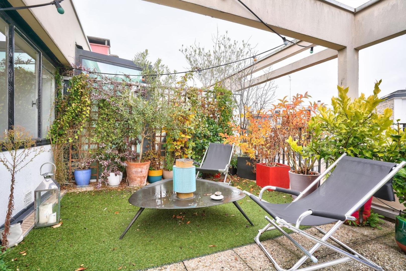 Guestready - Apt Confortable Avec Terrasse Au 18E Paris Exterior foto