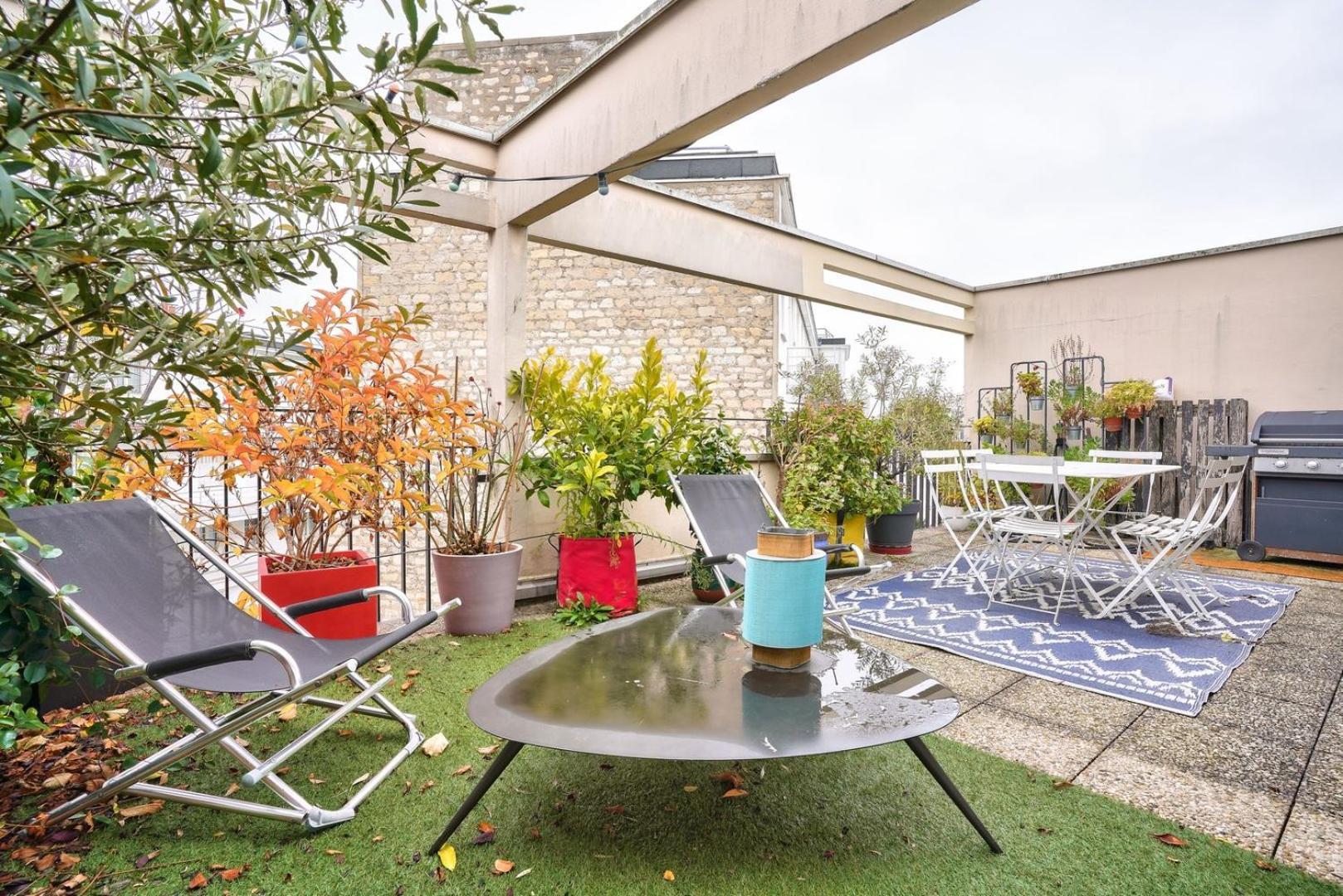 Guestready - Apt Confortable Avec Terrasse Au 18E Paris Exterior foto